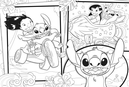 Lilo & Stitch Puzzle oboustranné 50x35 cm 250 dílků