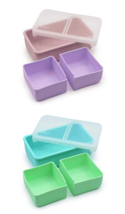 Silikonový bento box na svačinu 700 ml Melii