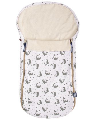 Letní fusak z bio bavlny do kočárku i autosedačky 