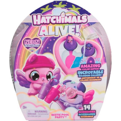 Hatchimals bazénová párty zvířátek