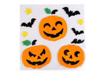Gelové samolepky Halloween/čarodějnice