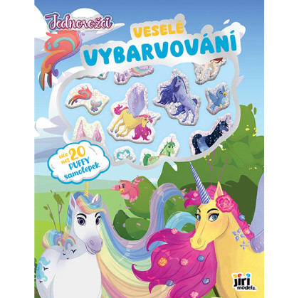 Veselé vybarvování se super samolepkami Jednorožci