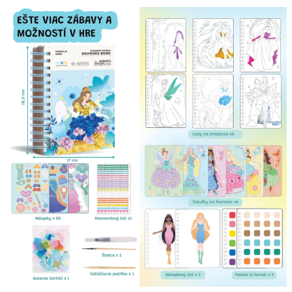 Fashion kreativní kniha Magic Princesses