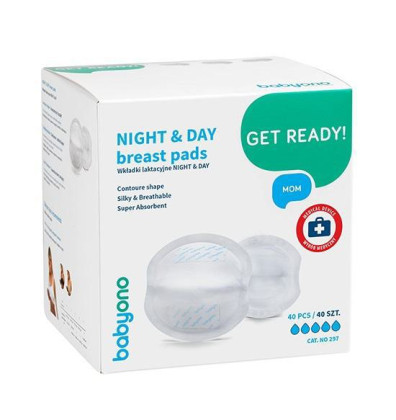 Vložky do podprsenky Night&Day 40 ks BabyOno
