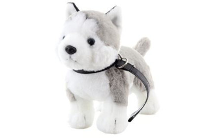 Plyš Husky s vodítkem 25 cm Eco-Friendly
