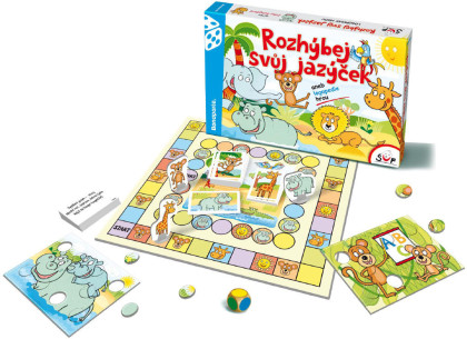 Rozhýbej svůj jazýček aneb logopedie hrou společenská hra v krabici