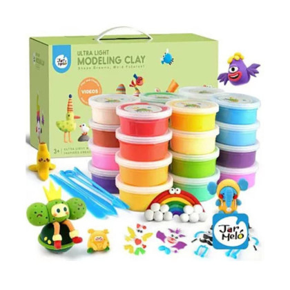 Ultra lehká Modelovací hmota 24 ks Jarmelo Jarmelo