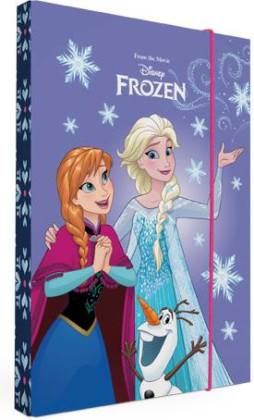 Heft box A4 Frozen III. fialový