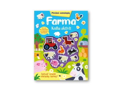 Plstěné samolepky - Farma - kniha aktivit