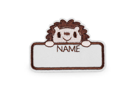 Jmenovka/štítek nalepovací textilní