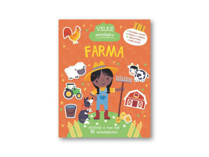 Velké samolepky a aktivity Farma