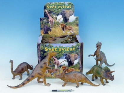 Dinosaurus plast 26-36cm různé druhy