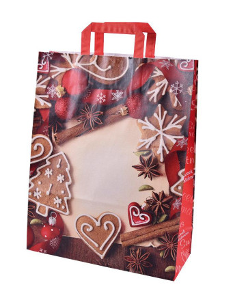 Vánoční dárková taška 32 x 13 x 41 cm