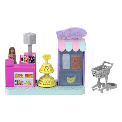 Mini Barbieland herní set - supermarket