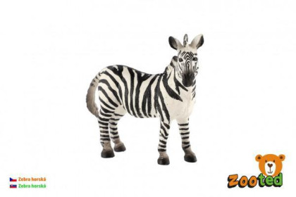 Zebra horská zooted plast 11 cm