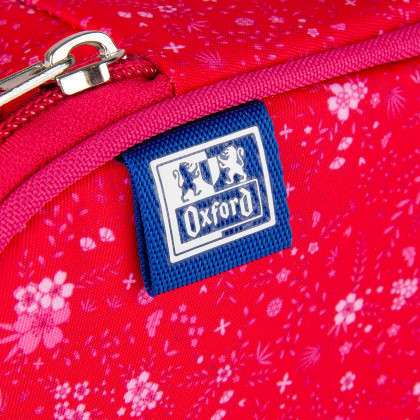 Pouzdro Etue OX,Floral růžové Herlitz