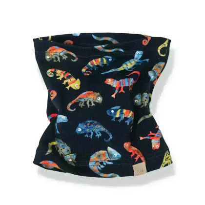 Bavlněný nákrčník Smile - šedá Esito