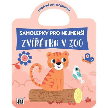 Samolepková knížka pro nejmenší Zvířátka v zoo