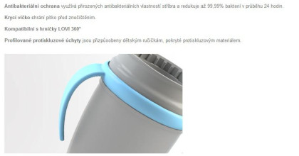 Hrníček nevylévací LOVI BUDDY BEAR 250ml 12m+