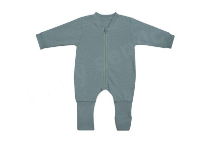 Rostoucí kombinéza s nápletem Vlnky mátová