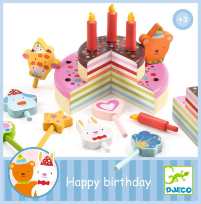 Narozeninový dort Happy Birthday Djeco