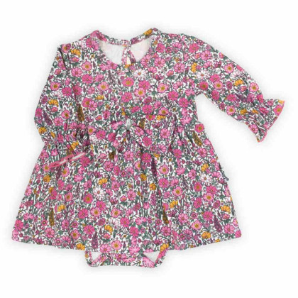 Kojenecké šatičky-body s dlouhým rukávem Nicol Lea 