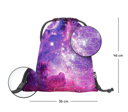 Set 3 Skate Galaxy: batoh, penál, sáček Baagl