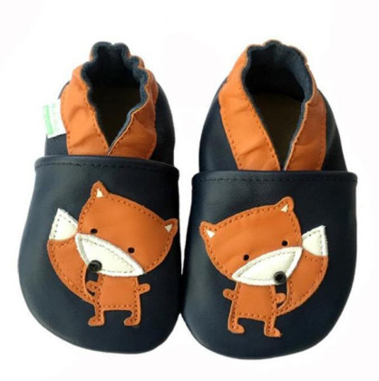 Kožené capáčky Barefoot Vel. XXL (2-3 roky) Hopi Hop