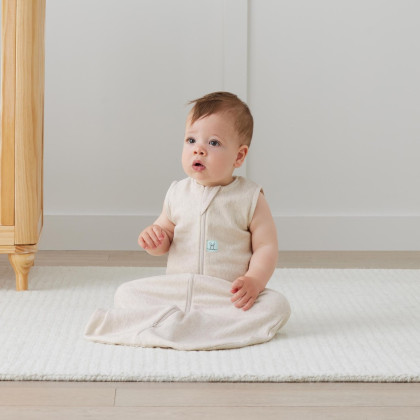 Pytel na spaní organická bavlna Jersey Oatmeal Marle 0,2 tog ErgoPouch