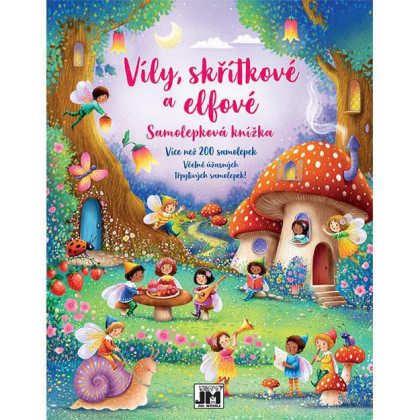 Velká samolepková knížka 5+ Víly,skřítkové a elfové