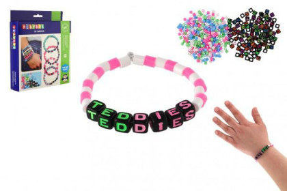 Náramky písmenkové plast