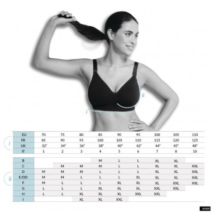 Mateřská a kojící podprsenka Push Up s Carri-Gel kosticemi Carriwell - BÍLÁ