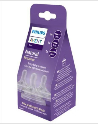 Savička Natural Response mix 1 m+, 3 m+, 6 m+, 3 ks Philips Avent
