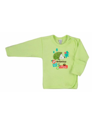 Kojenecká košilka Bobas Fashion Ježek zelená