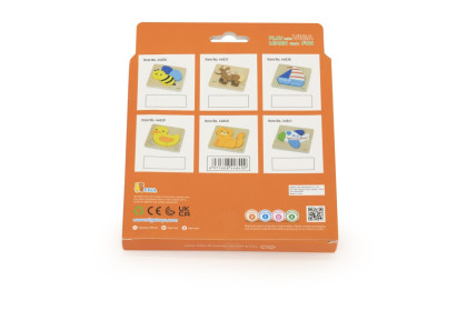 Dřevěné puzzle pro nejmenší - kočička
