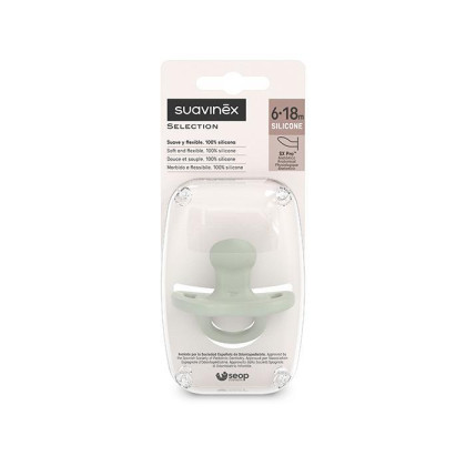 Šidítko anatomické silikon 6-18 m SX PRO Colour Essence Suavinex