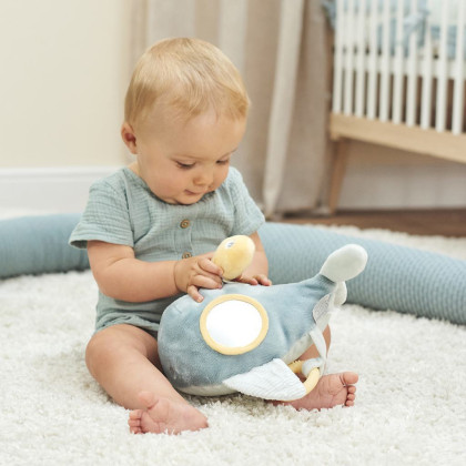 Velryba plyšová s 8 aktivitami Sally 32 cm Nattou