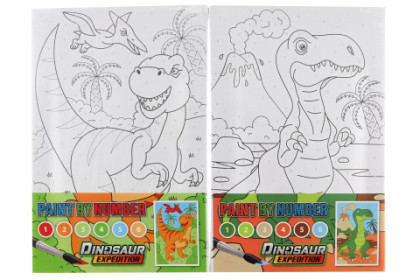 Malování podle čísel dino