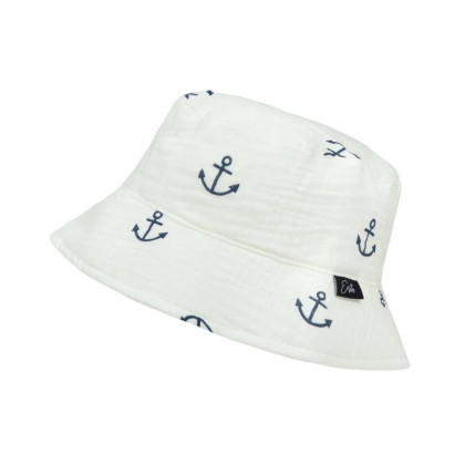 Klobouk mušelín Anchor bílý Esito