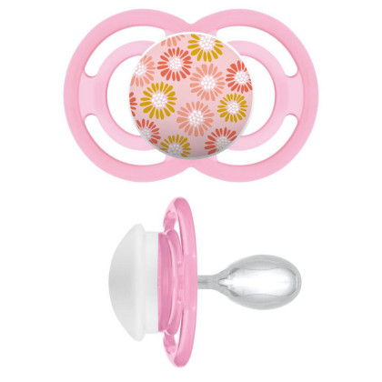 Šidítko Perfect silikon Modern Pattern 6m+ MAM se sterilizačním boxem