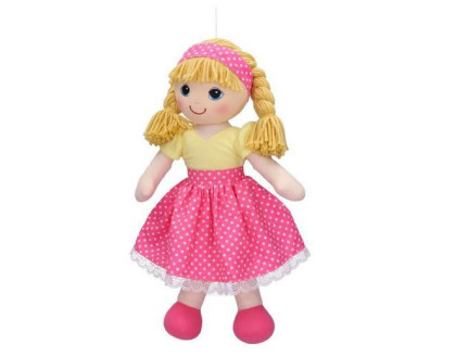 Zpívající panenka látková Míša Růžičková 55 cm