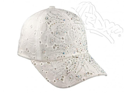 Dívčí kšiltovka Madeira s kamínky nastavitelná RDX