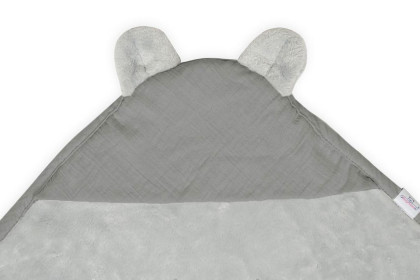 Deka s kapucí Koala mušelínová 95 x 95 cm Babymatex