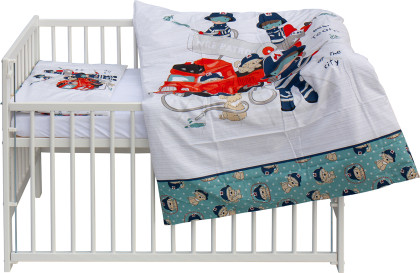 Dětská postýlka s kompletní výbavou 120 x 60 cm Firo Scarlett