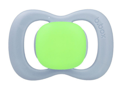 Dudlíky z přírodního kaučuku 2 ks 6 m+ B.box Glow