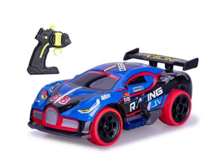 R/C auto závodní 13 cm 1:32 2,4GHz plná funkce na baterie se světlem 