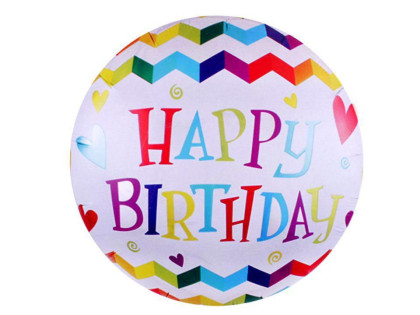 Nafukovací balónek velký Happy Birthday