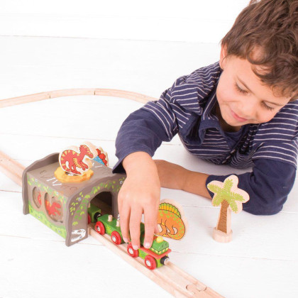 Dinosauří tunel T-Rex Bigjigs Rail