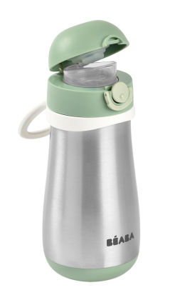 Hrnek termoizolační nerez 350 ml Sage Green Beaba