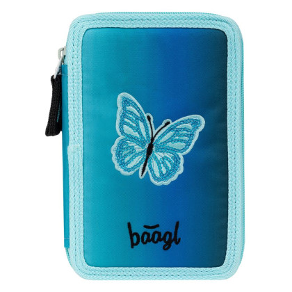 Školní penál třípatrový Butterfly GRS Baagl